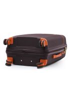 Set van 2 Premium koffers voor gemiddeld en lang verblijf, 4 dubbele wielen, Courcelles plum - 65/75 cm