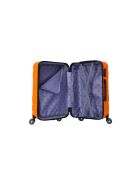 Valise cabine 4 doubles roues Endea orange - 55 cm