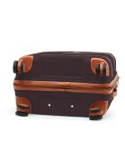 Premium-Kabinenkoffer mit 4 Doppelrollen Malesherbs Pflaume - 55 cm