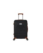 Mittelgroßer Reisekoffer mit 4 Doppelrollen Capucine Noir - 65 cm