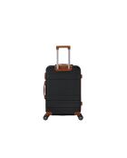 Mittelgroßer Reisekoffer mit 4 Doppelrollen Capucine Noir - 65 cm