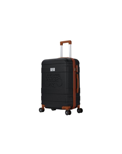 Mittelgroßer Reisekoffer mit 4 Doppelrollen Capucine Noir - 65 cm