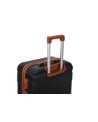 Mittelgroßer Reisekoffer mit 4 Doppelrollen Capucine Noir - 65 cm