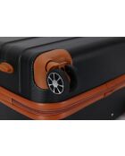 Mittelgroßer Reisekoffer mit 4 Doppelrollen Capucine Noir - 65 cm