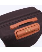 Valise cabine Premium 4 doubles roues Courcelles prune - 55 cm