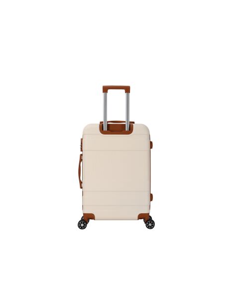 Valise cabine 4 doubles roues Capucine crème - 55 cm
