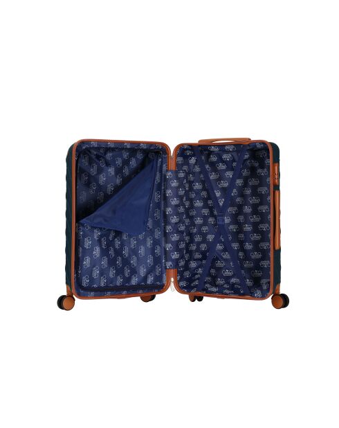 Valise moyen séjour 4 doubles roues Prado indigo - 65 cm