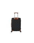 Set van 2 handbagagekoffers en 4 dubbele wielen voor lang verblijf Prado zwart - 55/75 cm