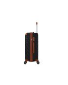 Set van 2 handbagagekoffers en 4 dubbele wielen voor lang verblijf Prado zwart - 55/75 cm