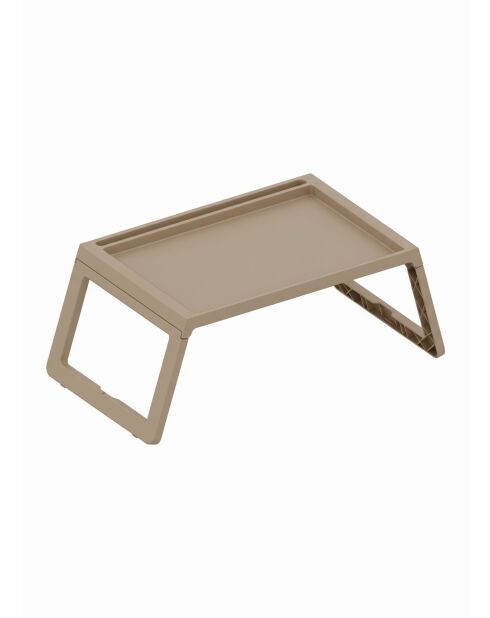 Bureau debout pour ordinateur portable Lavine brun clair - 56x26,3x36 cm