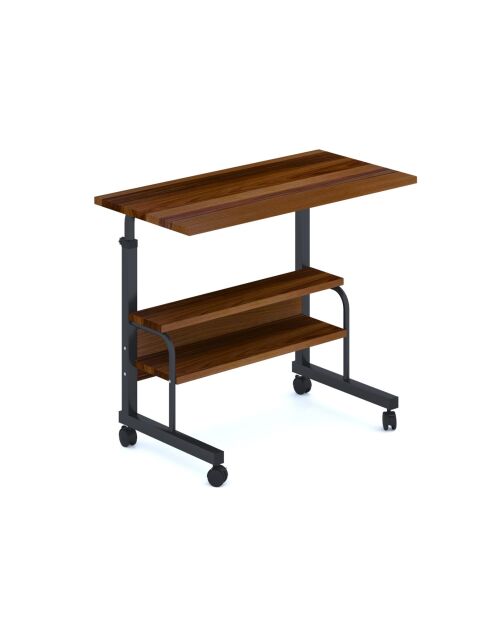 Dh Schreibtisch Brauner Laptop-Stehpult - 80x68-87x40 cm
