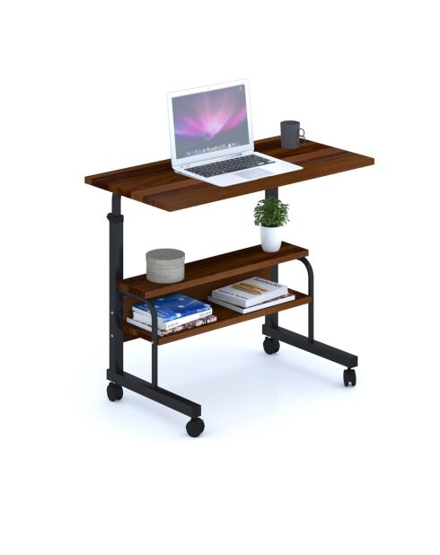 Dh Schreibtisch Brauner Laptop-Stehpult - 80x68-87x40 cm