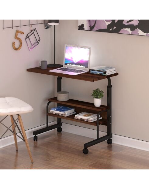 Dh Schreibtisch Brauner Laptop-Stehpult - 80x68-87x40 cm