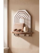 Étagère murale Artmtkwll10 blanche - 26x25x13 cm