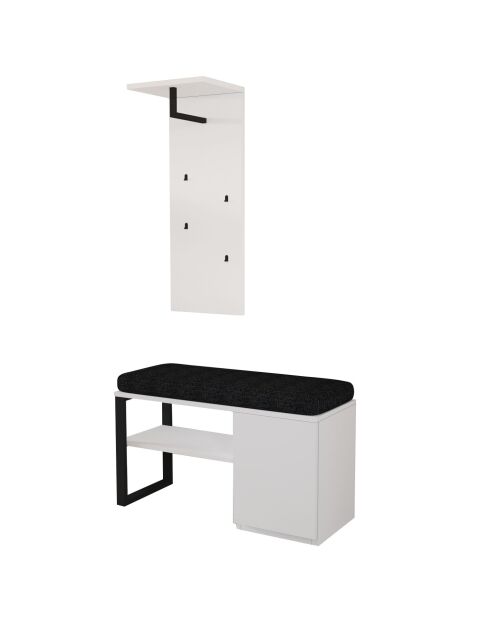 Ensemble de support de hall Lion blanc - 2 pièces
