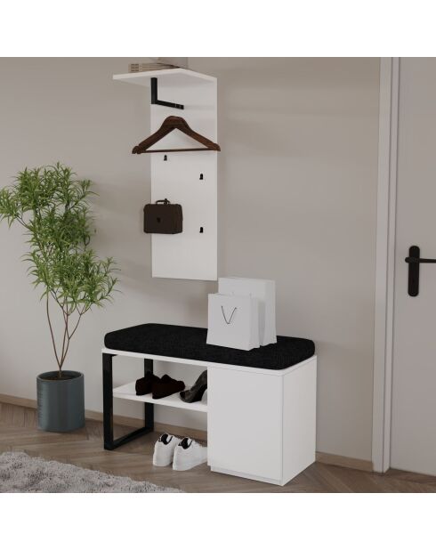Ensemble de support de hall Lion blanc - 2 pièces