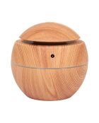 Diffusore a sfera effetto legno - 9,9x10x9,9 cm