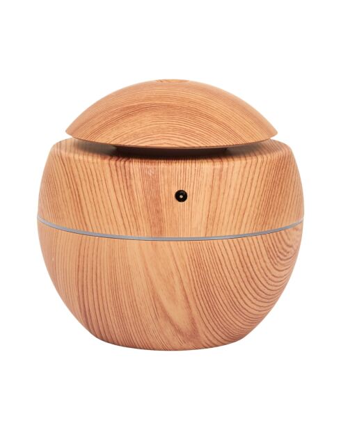 Diffuseur sphère effet bois - 9,9x10x9,9 cm