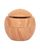 Diffusore a sfera effetto legno - 9,9x10x9,9 cm