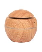 Diffusore a sfera effetto legno - 9,9x10x9,9 cm