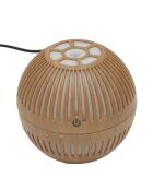 Diffuseur bois rond marron - 10,3x9,5x10,3 cm