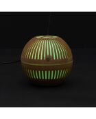 Diffuseur bois rond marron - 10,3x9,5x10,3 cm