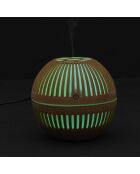 Diffuseur bois rond marron - 10,3x9,5x10,3 cm