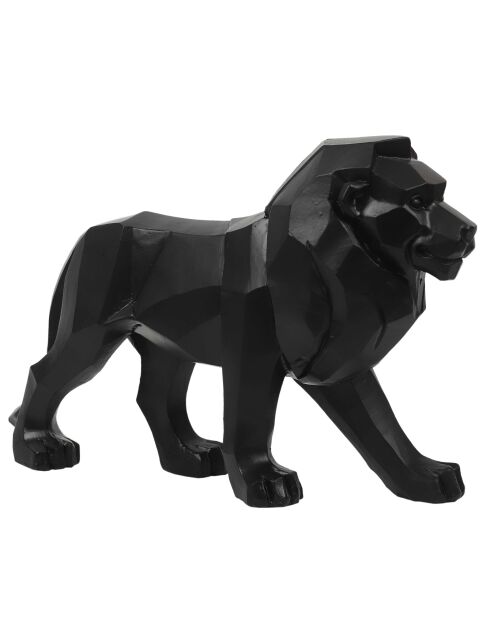 Lion Origami noir noir - 33x21,5x11,5 cm
