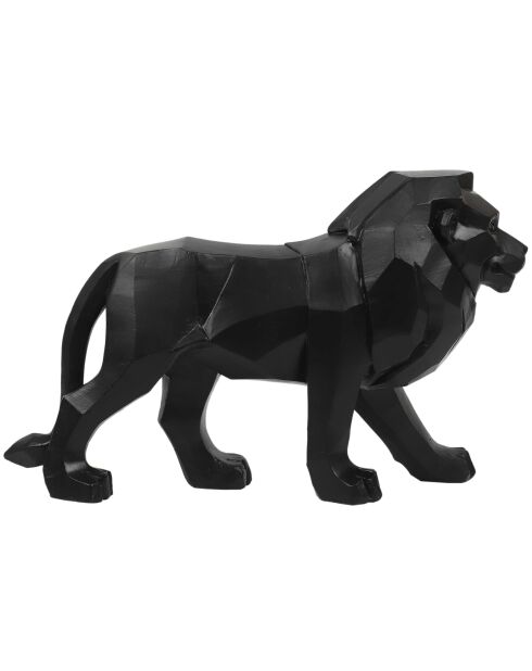 Lion Origami noir noir - 33x21,5x11,5 cm