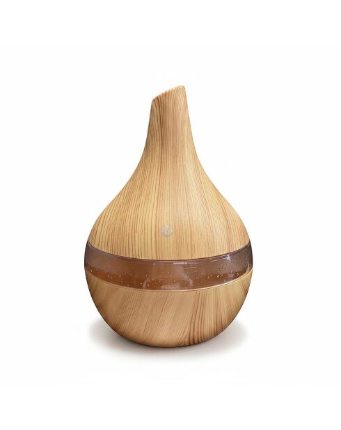 LED-Diffusor für ätherische Öle aus Holz, 11 x 14 x 11 cm