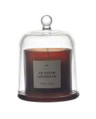 Set di 4 candele profumate latine con campana marrone/nera - 8,5x11x8,5 cm