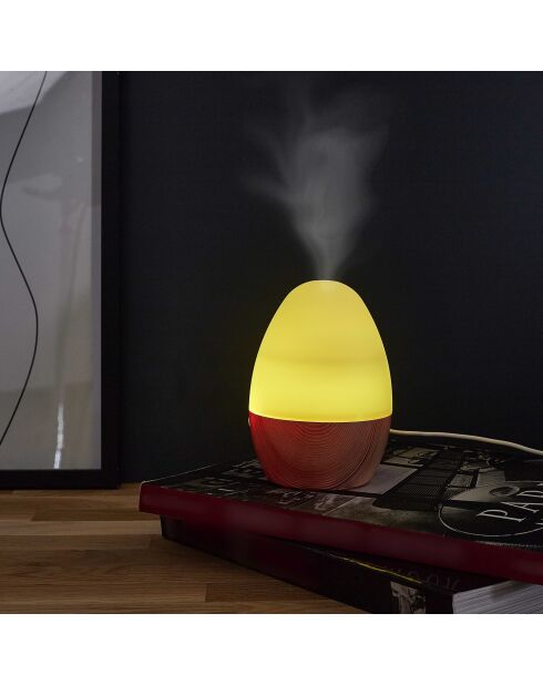 Diffuseur LED USB marron - 130 ml