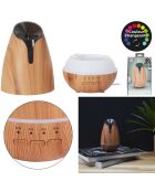 Brauner USB-Diffusor mit Holzdruck - 120 ml