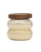 Set di 3 candele profumate Softness grigio/terracotta/verde - H.9 cm
