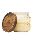 Set di 3 candele profumate Softness grigio/terracotta/verde - H.9 cm