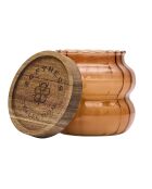 Set di 3 candele profumate Softness grigio/terracotta/verde - H.9 cm