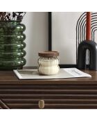Set di 3 candele profumate Softness grigio/terracotta/verde - H.9 cm