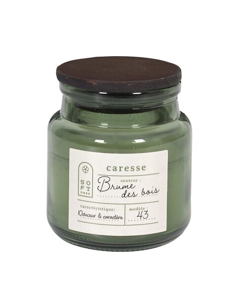 Set di 3 candele profumate in barattolo Softness grigio/terracotta/verde - H.7,1 cm