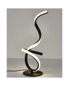 Lámpara LED de diseño negro - 15x46x15 cm