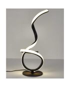 Lámpara LED de diseño negro - 15x46x15 cm