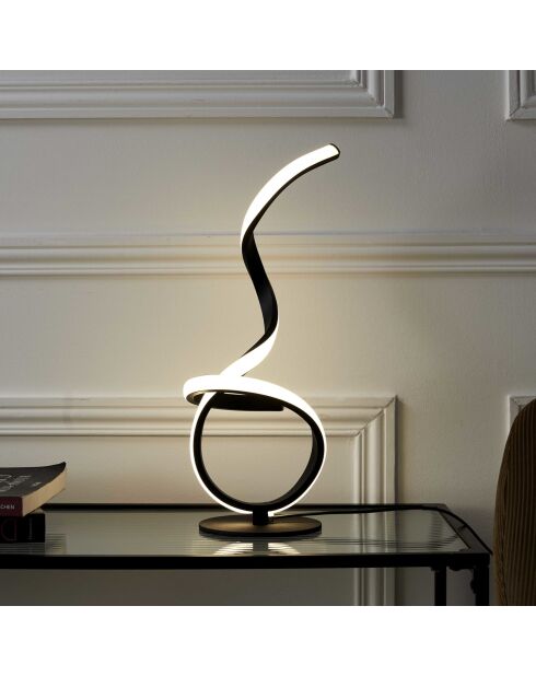 Lámpara LED de diseño negro - 15x46x15 cm