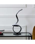 Lámpara LED de diseño negro - 15x46x15 cm