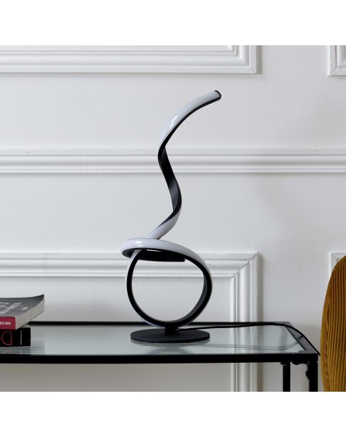 Lámpara LED de diseño negro - 15x46x15 cm