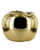 Estatua de manzana dorada - 25x27x25 cm
