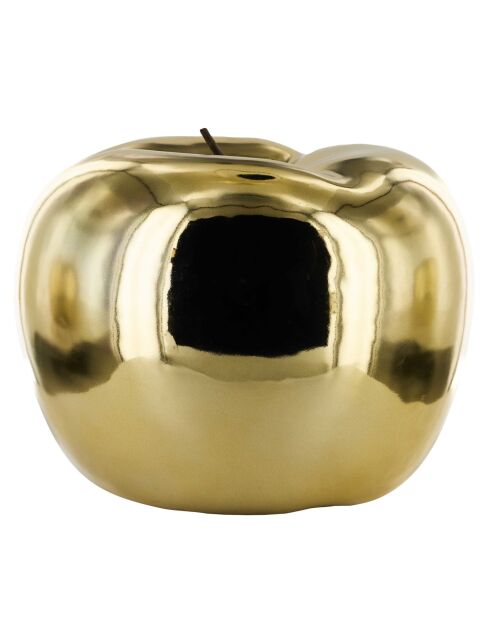 Statue Pomme dorée - 25x27x25 cm