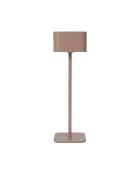 Lámpara de mesa táctil recargable beige - 8x26,5x8 cm