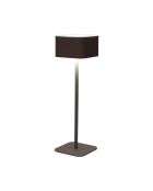 Lámpara de mesa táctil recargable beige - 8x26,5x8 cm
