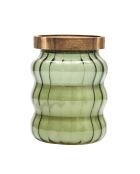 Set di 3 candele profumate Softness grigio/terracotta/verde - H.12,6 cm