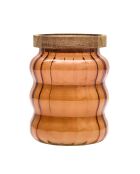 Set di 3 candele profumate Softness grigio/terracotta/verde - H.12,6 cm