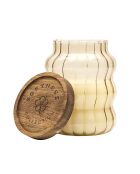 Set di 3 candele profumate Softness grigio/terracotta/verde - H.12,6 cm